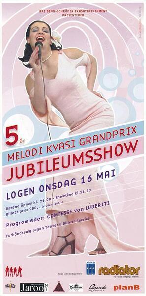 Download the full-sized image of Jubilee Show, Melodi Kvasi Grand Prix