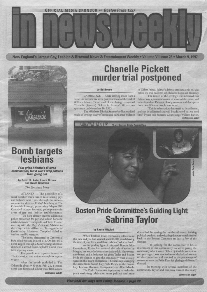 Download the full-sized PDF of Chanelle Pickett Murder Trial Postponed