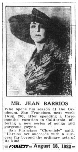 Download the full-sized image of Mr. Jean Barrios (August 18, 1922)