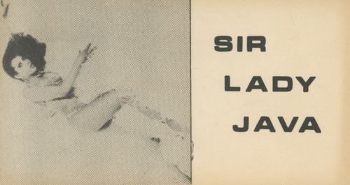 Download the full-sized image of Sir Lady Java Promo Card