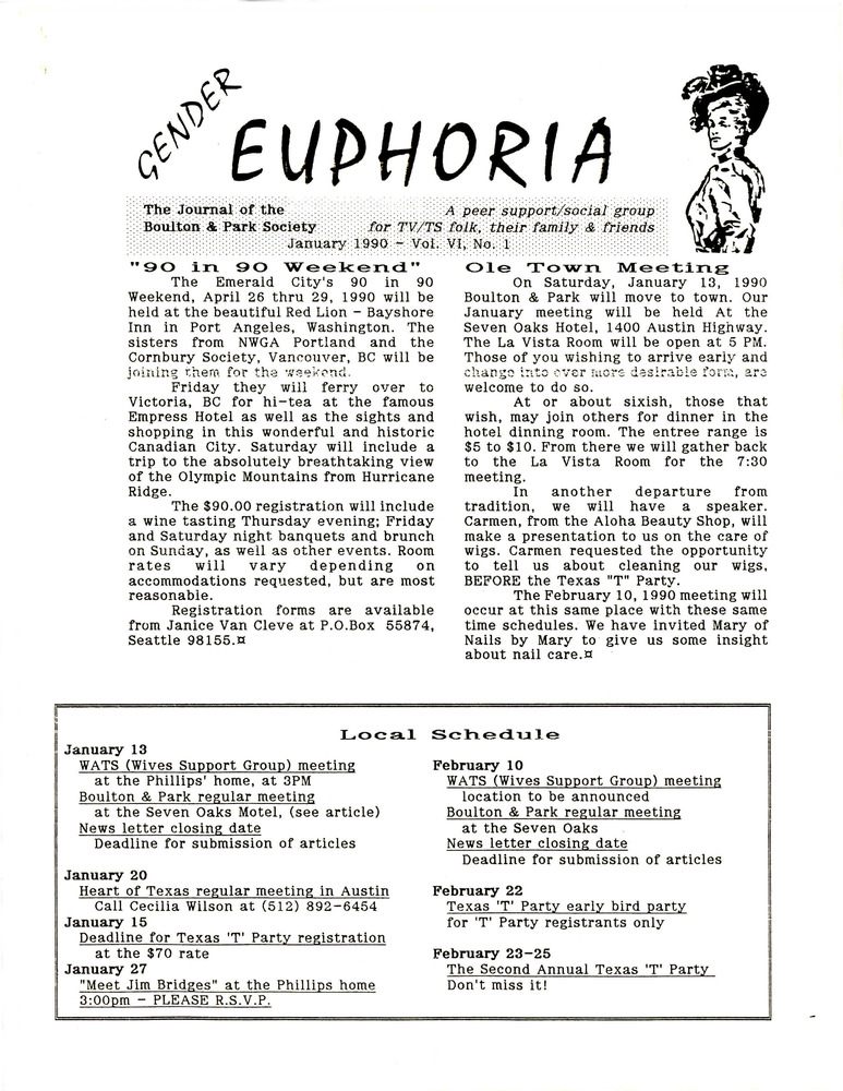 Download the full-sized PDF of Gender Euphoria (January 1990)