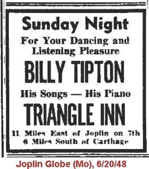 Download the full-sized image of Billy Tipton: His Songs - His Piano