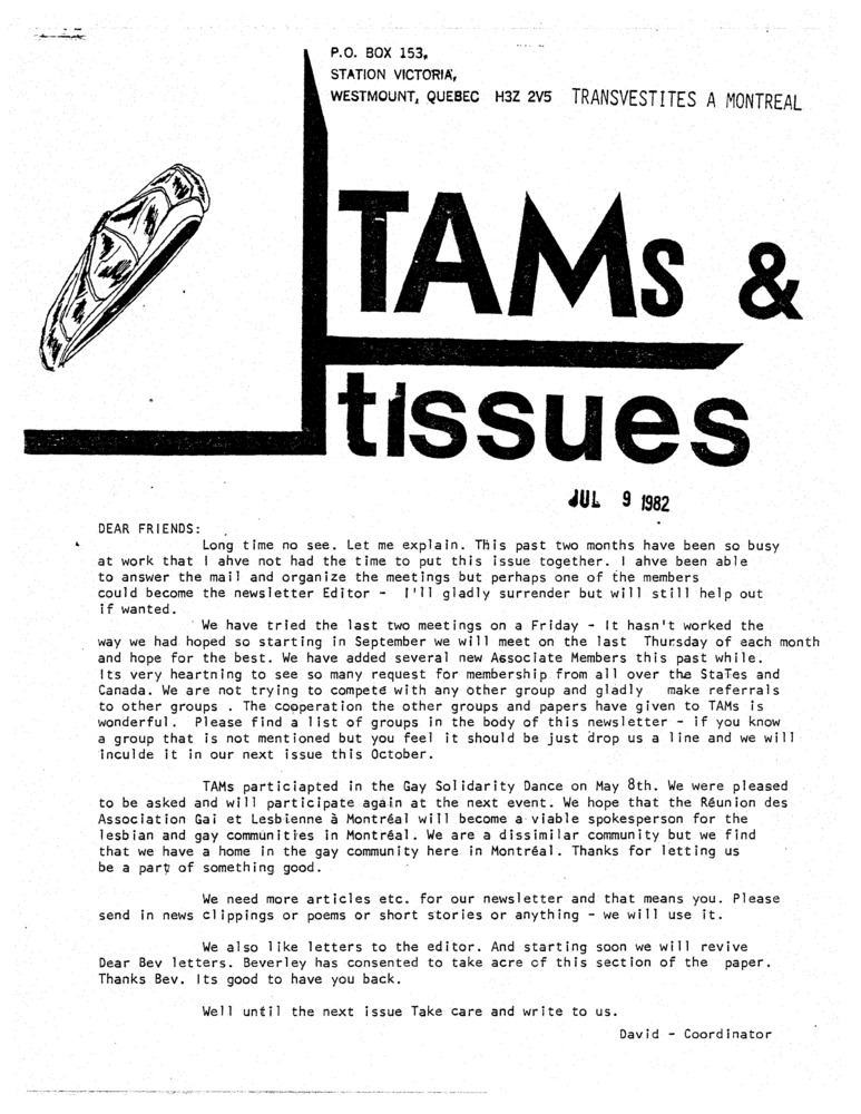 Download the full-sized PDF of TAMs & Tissues (July 1982)