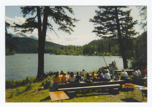 Download the full-sized image of Outside activities at 2nd National Aboriginal AIDS Conference, Vancouver, 1991 (1)