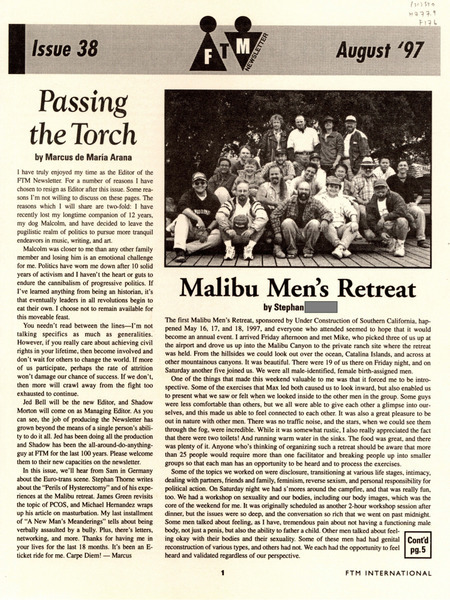 Download the full-sized PDF of FTM Newsletter #38