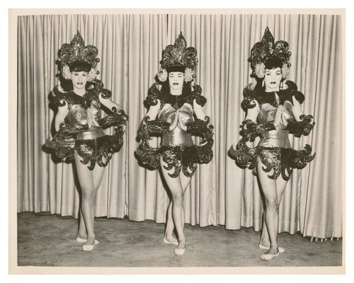 Download the full-sized image of Gene Avery, Dale Roberts, and Unknown in Jewel Box Revue Costume 