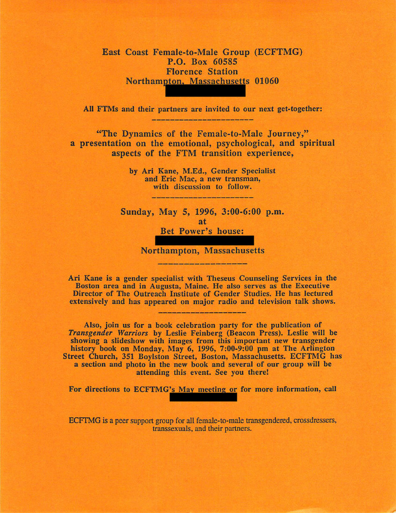 Download the full-sized PDF of May, 1996 Meeting Reminder