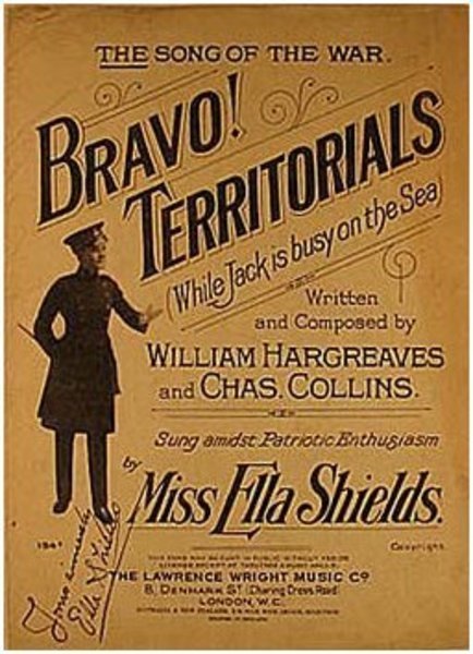 Download the full-sized image of "Bravo!  Territorials" Sheet Music