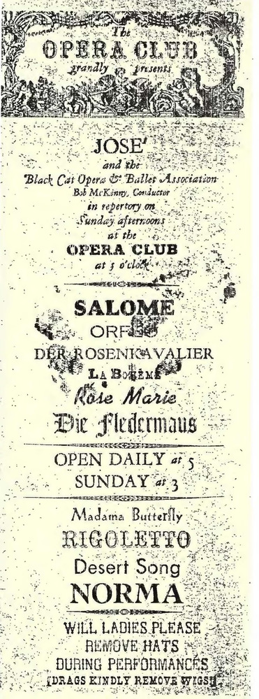 Download the full-sized PDF of Jose and The Black Cat Opera & Ballet Association Performance Flyer