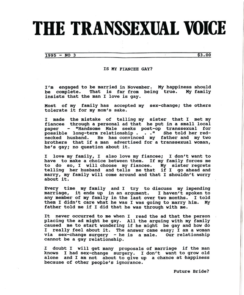 Download the full-sized PDF of The Transsexual Voice No. 3 (1995)
