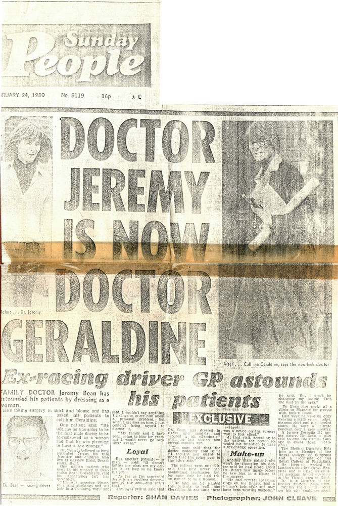 Download the full-sized PDF of Doctor Jeremy is Now Doctor Geraldine