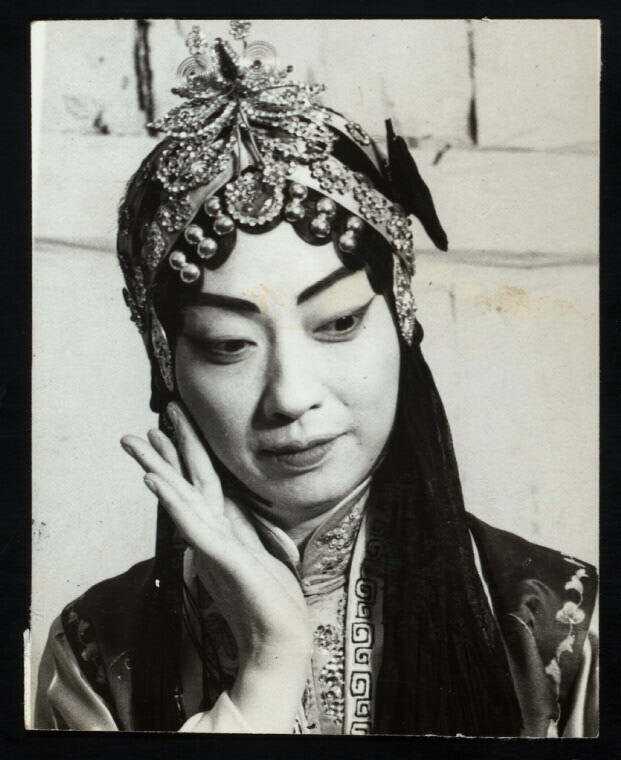 Download the full-sized image of A Photograph of Mei Lanfang Wearing a Headdress