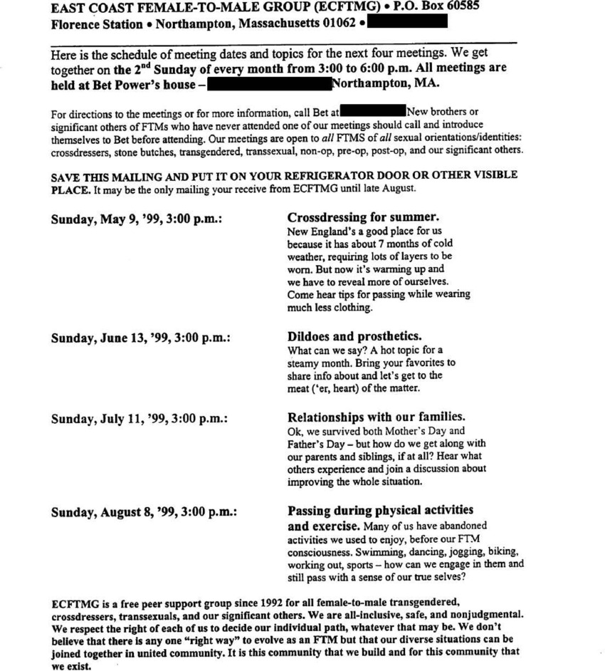 Download the full-sized PDF of May, 1999 - August, 1999 Meeting Reminder