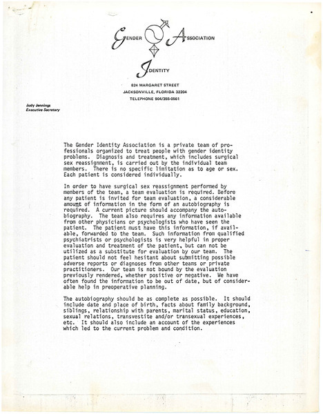 Download the full-sized image of Letter from Judy Jennings