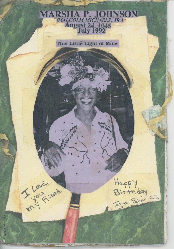 Download the full-sized image of A Posthumous Birthday Card for Marsha P. Johnson