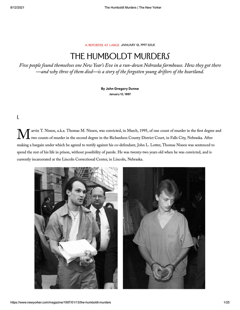 Download the full-sized PDF of The Humboldt Murders