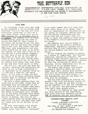 Download the full-sized PDF of TGIC, Butterfly, EON Newsletter (July 1989)