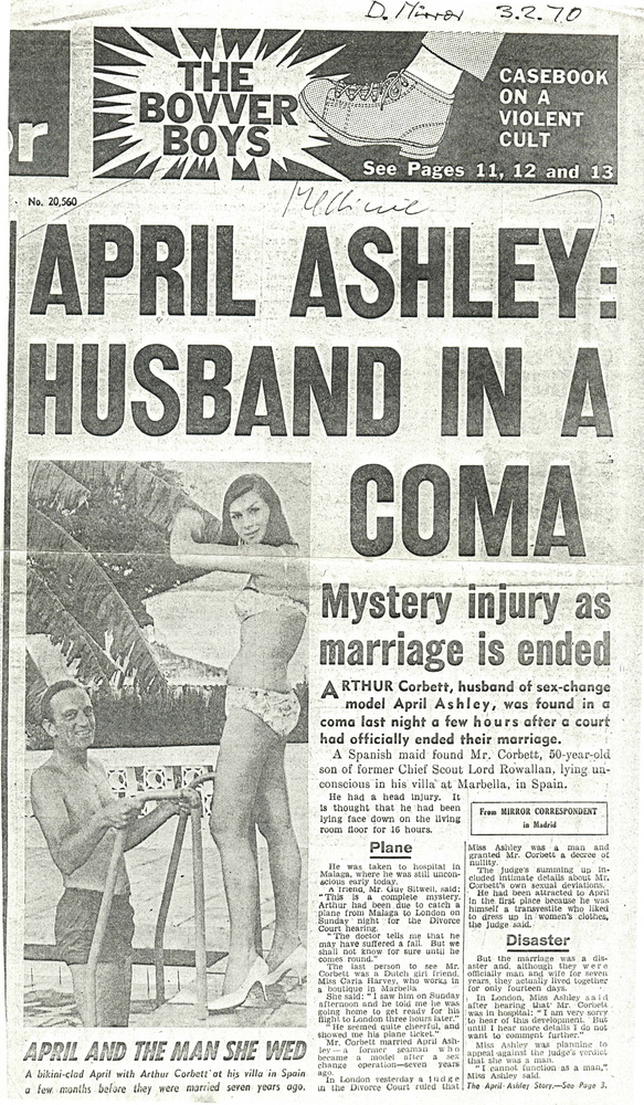 Download the full-sized PDF of April Ashley: Husband in a Coma