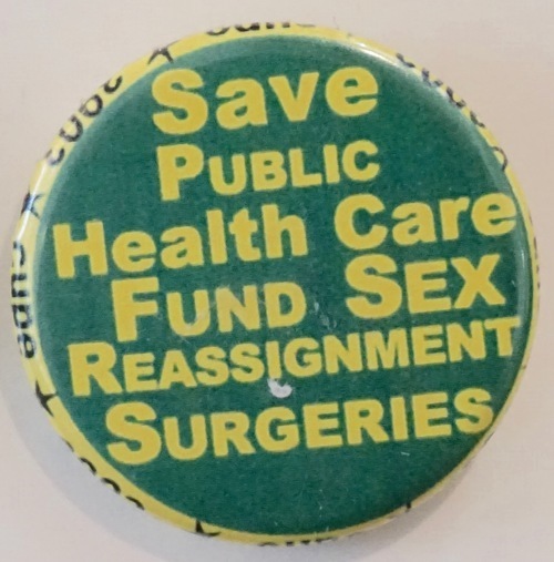 Download the full-sized image of Save Public Health Care Fund Sex Reassignment Surgeries