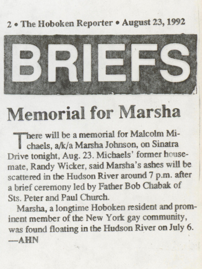 Download the full-sized PDF of Memorial for Marsha