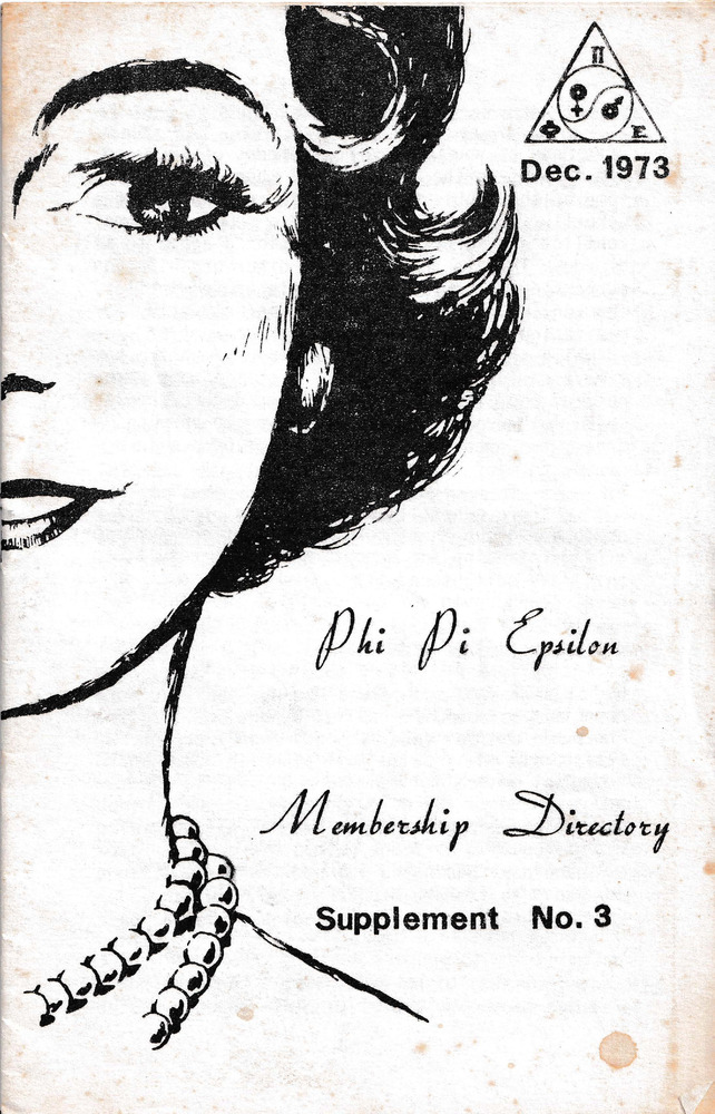 Download the full-sized PDF of The Femme Forum Phi Pi Epsilon Membership Directory Supplement No. 3 (December, 1973)