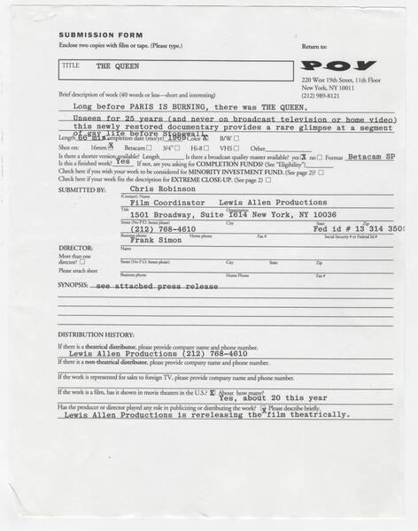 Download the full-sized image of Rejection Slips from Cable Channels