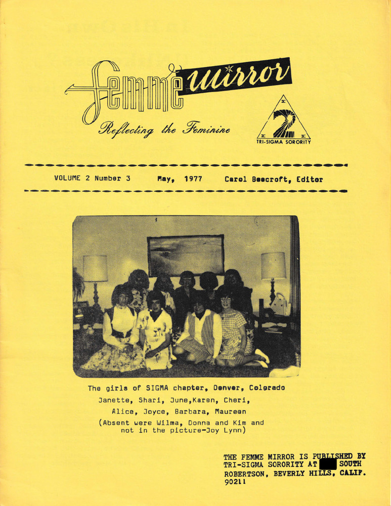 Download the full-sized PDF of Femme Mirror, Vol. 2 No. 3 (May, 1977)