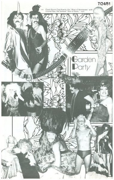 Download the full-sized image of Series of Photos from the 1981 Garden Party