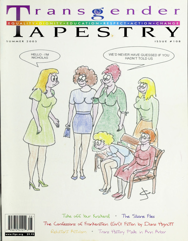 Download the full-sized image of Transgender Tapestry Issue 108 (Summer, 2005)