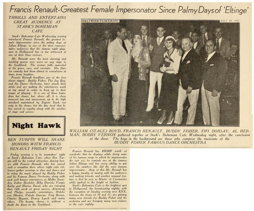 Download the full-sized PDF of Francis Renault-Greatest Female Impersonator Since Palmy Days of ‘Eltinge’