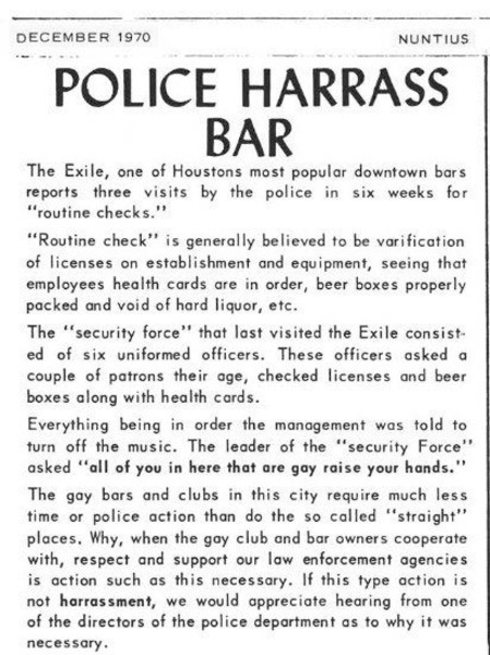 Download the full-sized image of Police Harrass Bar