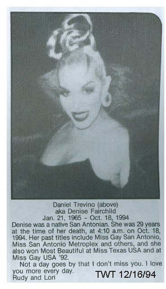 Download the full-sized PDF of Daniel Trevino aka Denise Fairchild