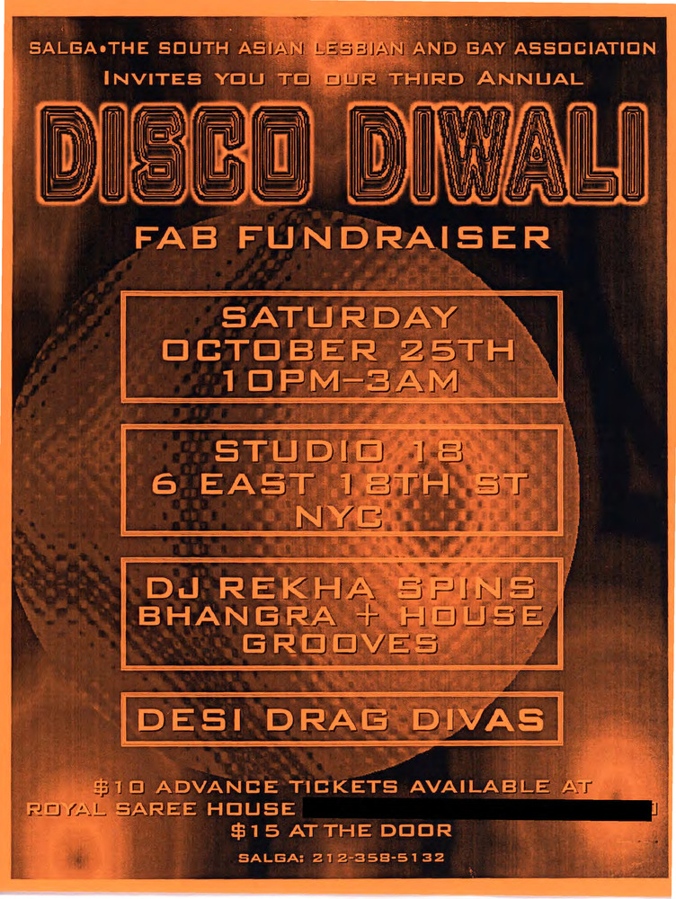 Download the full-sized PDF of SALGA Disco Diwali Poster