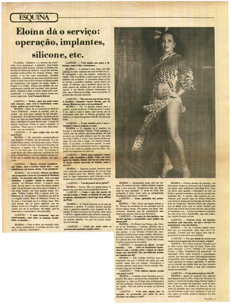 Download the full-sized image of Eloína dá o serviço: operação, implantes, silicone, etc.