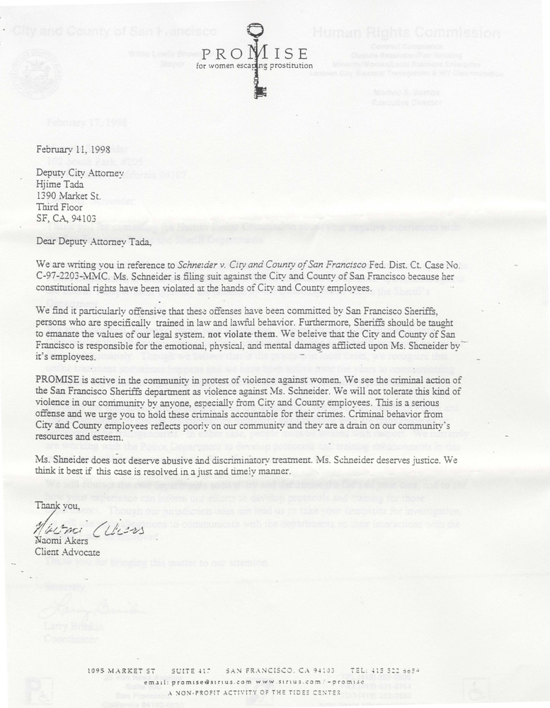 Download the full-sized PDF of Naomi Akers letter