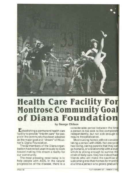 Download the full-sized image of Health Care Facility For Montrose Community Goal of Diana Foundation