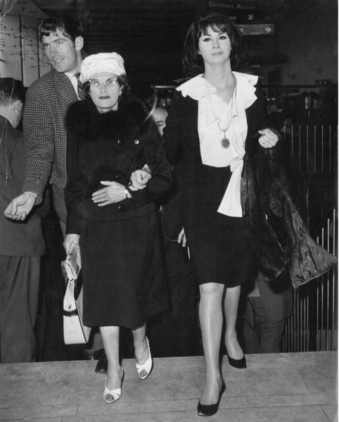 Download the full-sized image of April Ashley with Mother, Ada Jamieson, London (May 11, 1962)