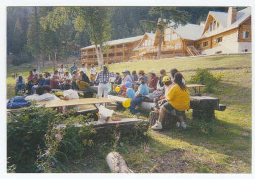 Download the full-sized image of Outside activities at 2nd National Aboriginal AIDS Conference Vancouver, 1991 (2)