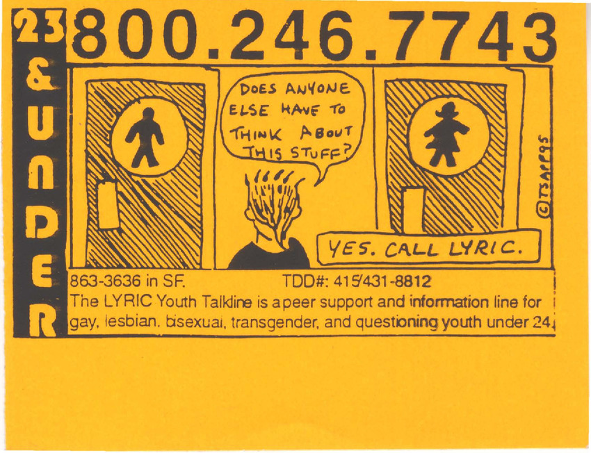 Download the full-sized PDF of Lyric Youth Talkline sticker