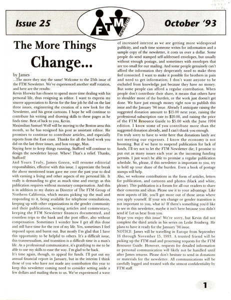Download the full-sized image of FTM Newsletter #25