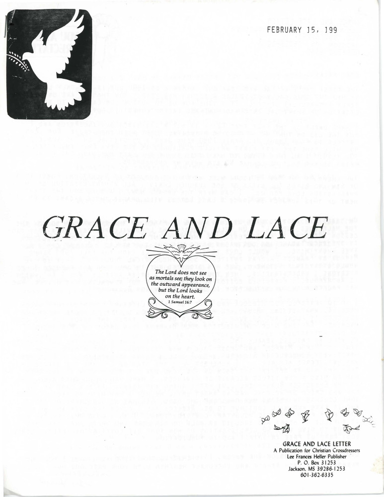 Download the full-sized PDF of Grace and Lace Letter: A Publication for Christian Crossdressers