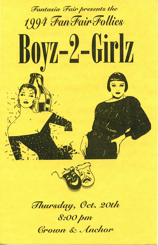 Download the full-sized PDF of Fantasia Fair Presents the 1994 Fan Fair Follies: Boyz-2-Girlz