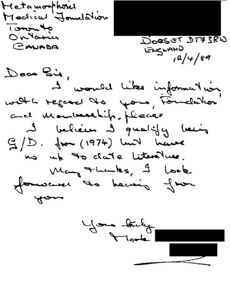 Download the full-sized image of Letter from Mark [redacted] to Rupert Raj (April 12, 1989)