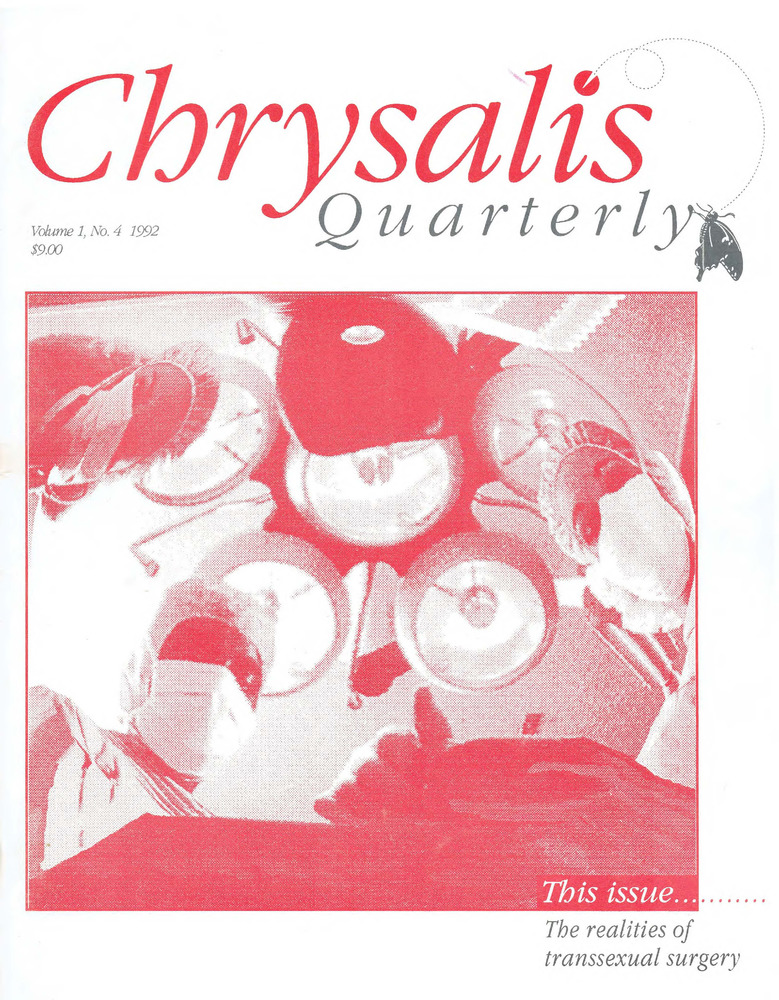 Download the full-sized PDF of Chrysalis Quarterly, Vol. 1 No. 4 (1992)
