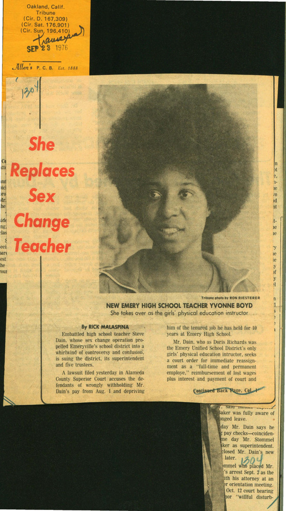 Download the full-sized PDF of She Replaces Sex Change Teacher