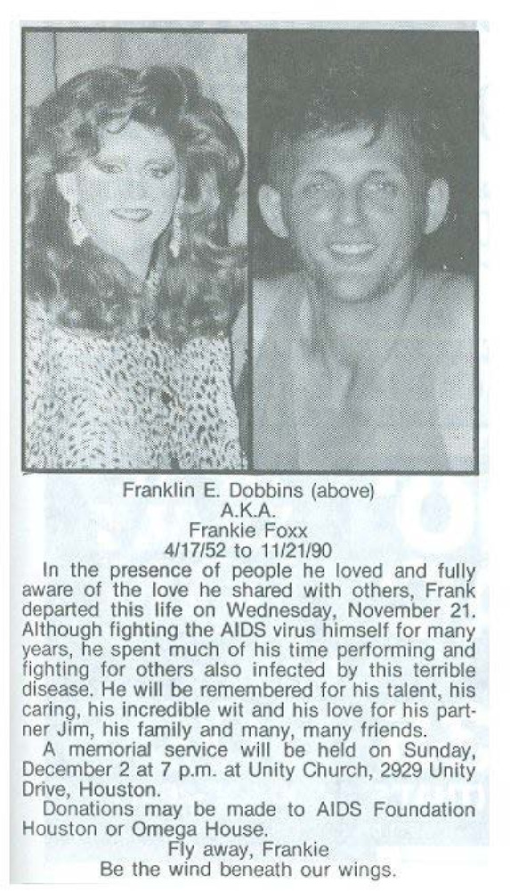 Download the full-sized PDF of Franklin E. Dobbins aka Frankie Foxx