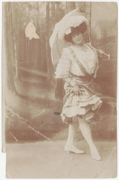 Download the full-sized image of Performer with parasol