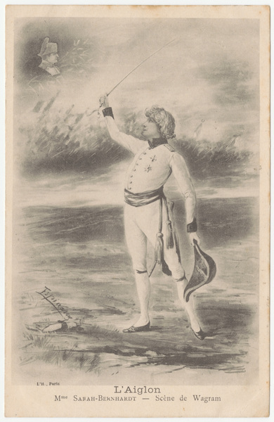 Download the full-sized image of L'Aiglon - Mme Sarah Bernhardt - Scene de Wagram