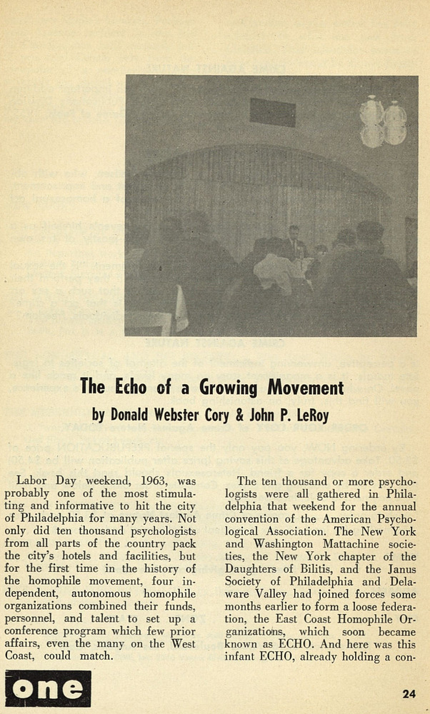 Download the full-sized PDF of The Echo of a Growing Movement