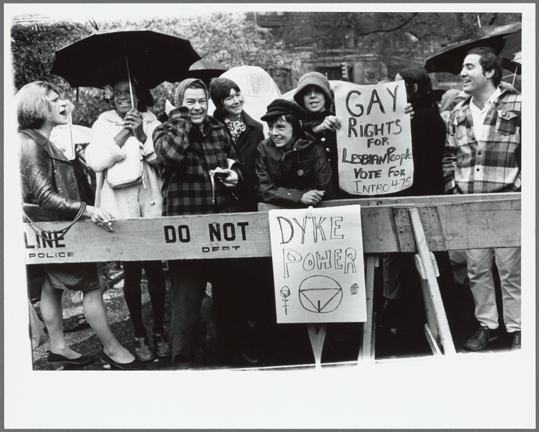 Download the full-sized image of A Photograph of the Intro 475 Demonstration at New York City, City Hall